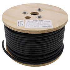 14/4MSR250-600V CABLE DE BANDEJA TRENZADO 14/4 THHN 600V NEGRO Cable MINISPLIT Negro Rollo de 250'