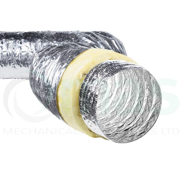 R6.0-5'' SILVER FLEXIBLE DUCT 5''X25' (FLEX 5'')