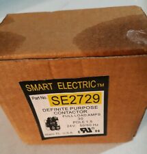 SE2729M CONTACTOR DE PROPÓSITO DEFINIDO, AMPERIOS A PLENA CARGA 30, POLO 1, 24 V, 50/60 HZ