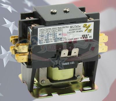 SE2741M CONTACTOR DE PROPÓSITO DEFINIDO, AMPERAJE A PLENA CARGA 40, POLOS 2, 120V. 50/60HZ