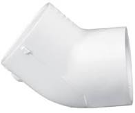 417-007 CODO 3/4 PVC 45° SCH 40