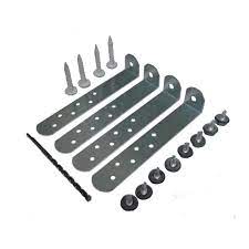 AMARRE DE CONDENSADOR DE 4" CON TORNILLOS