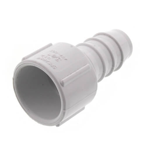 474-007L Adaptador de inserción de PVC 3/4 blanco PVC SCH40