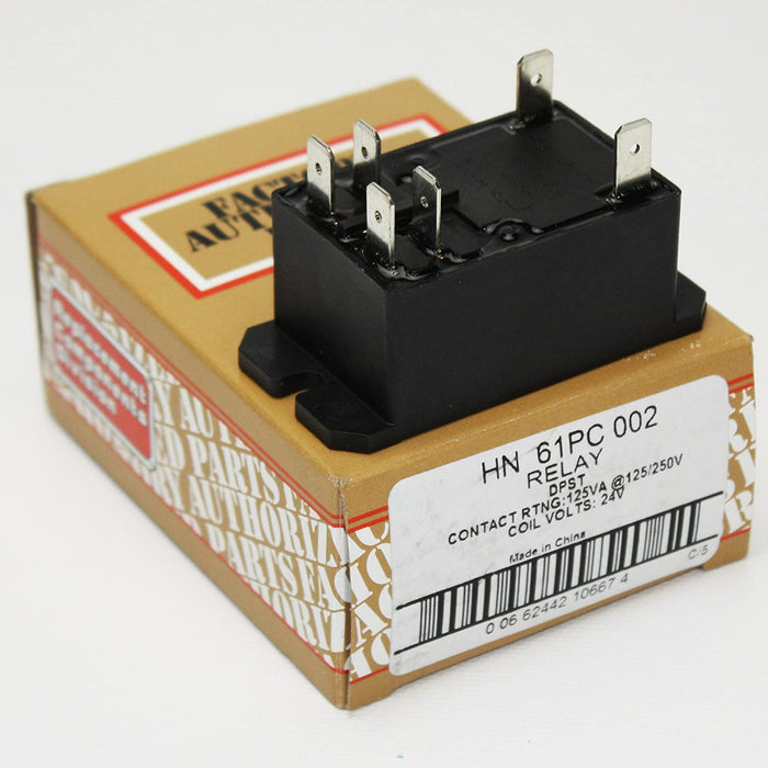 HN61PC002 RELAY DPST CONTACT RTING 125VA @125/250V COIL VOLTS: 24V FOR CARRIER