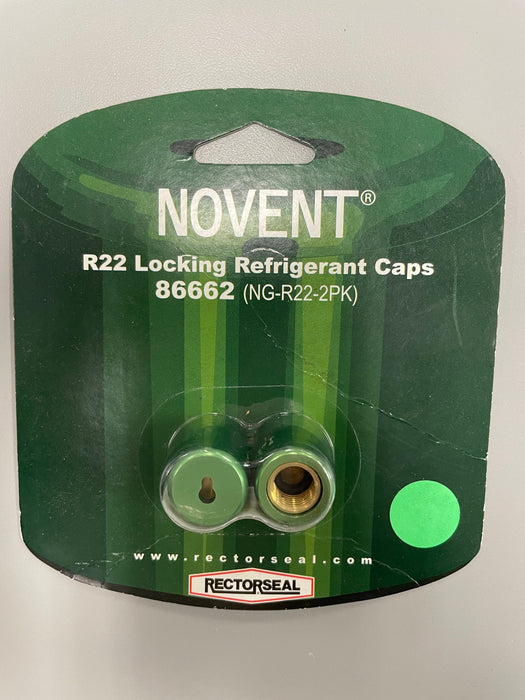 86662 NG-R22-2PK CAP-GREEN LOCKING REFRIGERANT CAPS FOR R-22 1/4