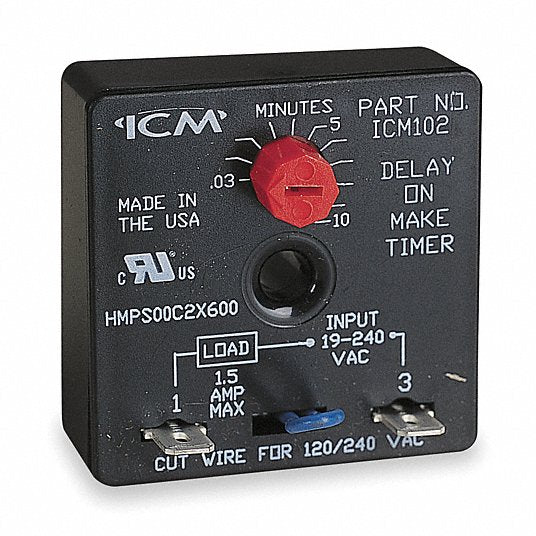 CNT05176 RELAY TIME DELAY  CONTROL MONITOR 3PH 7  F/A 24V