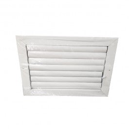 REJILLA DE TECHO DE ALUMINIO CON LAMAS CURVAS AJUSTABLES A301HM 14X06