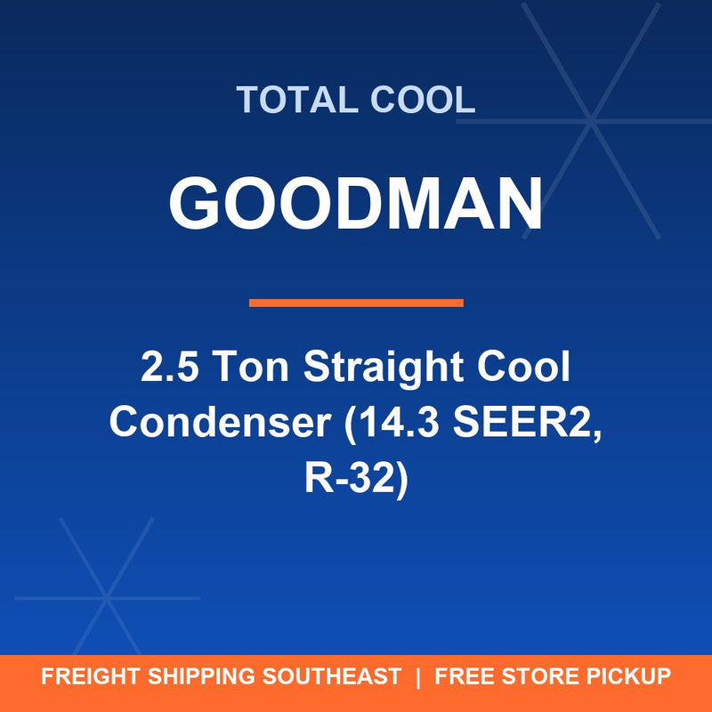 Goodman 2.5 Ton Straight Cool Condenser (14.3 SEER2, R-32)