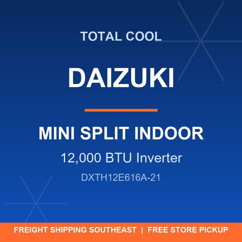 Unidad interior mini-split inverter Daizuki de 12.000 BTU (21 SEER2, R-32)