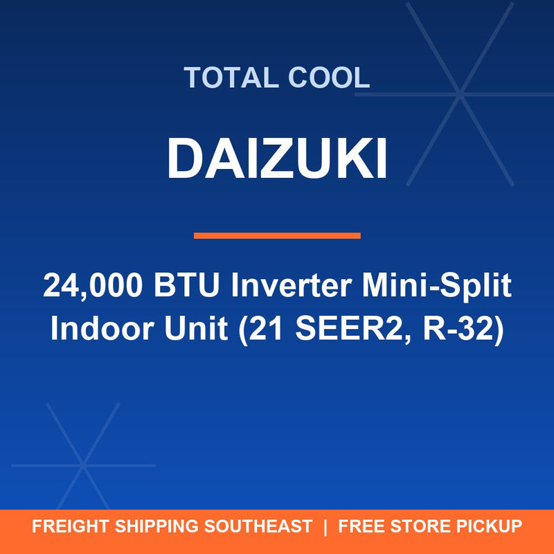 Unidad interior mini-split inverter Daizuki de 24.000 BTU (21 SEER2, R-32)