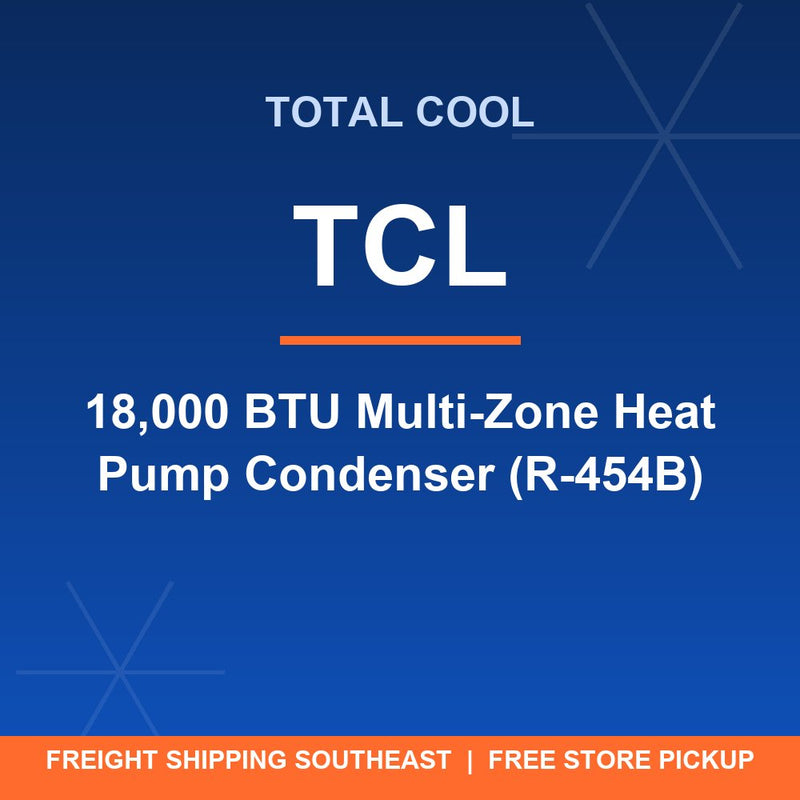 Condensador con bomba de calor multizona TCL de 18.000 BTU (R-454B)