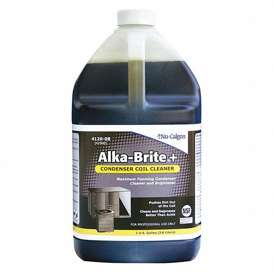 4120-08 ALKA-BRITE + LIMPIADOR DE SERPENTINES DE CONDENSADOR 1 GALÓN